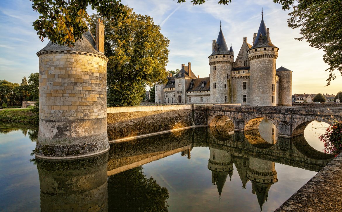 Sully-sur-loire. France. Chateau of the Loire Valley.