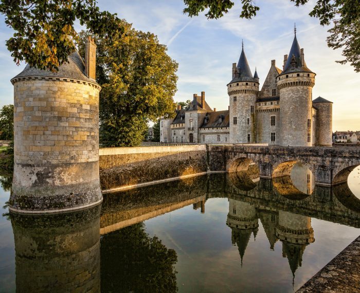 Sully-sur-loire. France. Chateau of the Loire Valley.