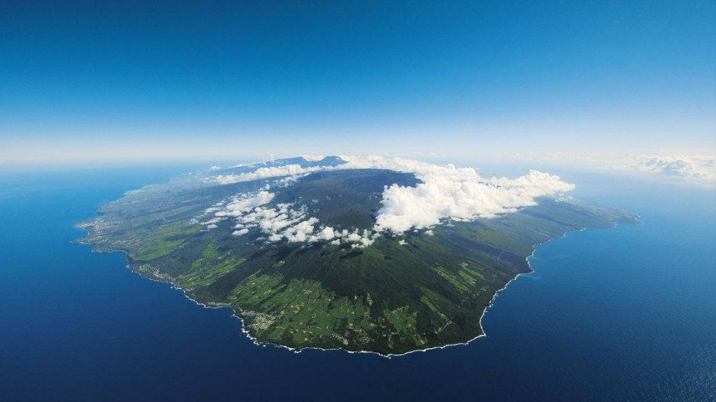 La Réunion top view