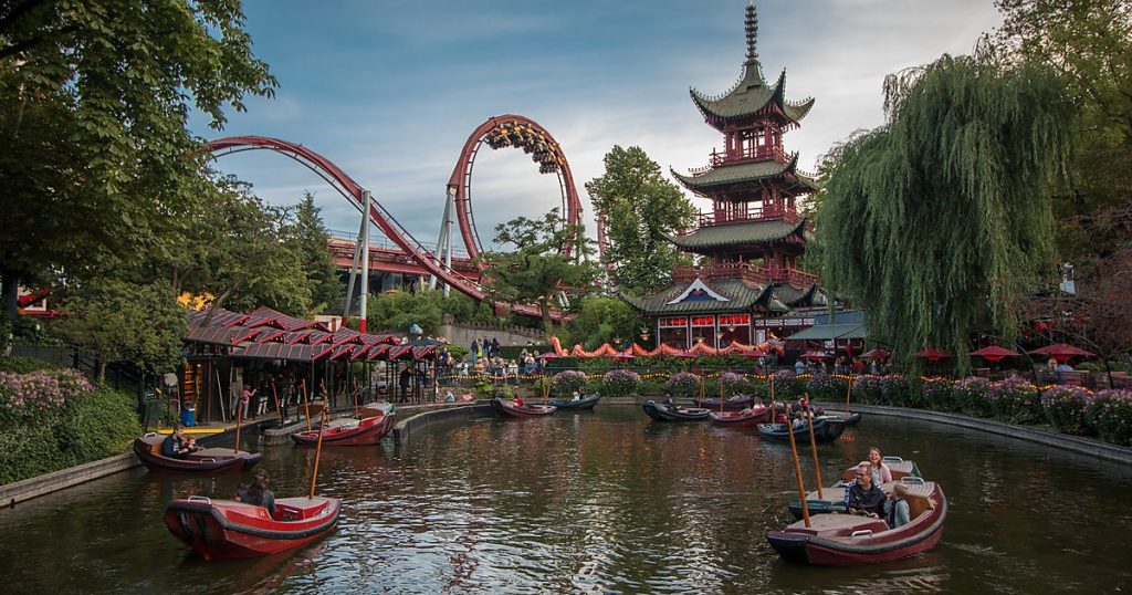 Tivoli Gardens, amusement park in the heart of Copenhagen