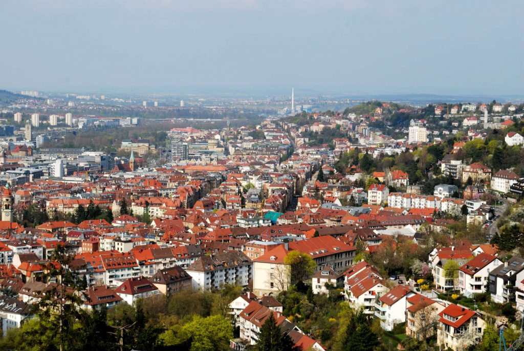Panorama di Stoccarda, Germania