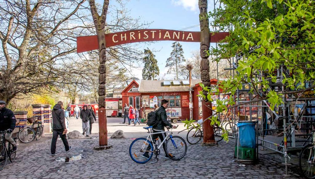 Entrance of Christiania