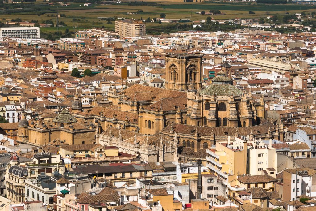 Vista panoramica della città di Granada