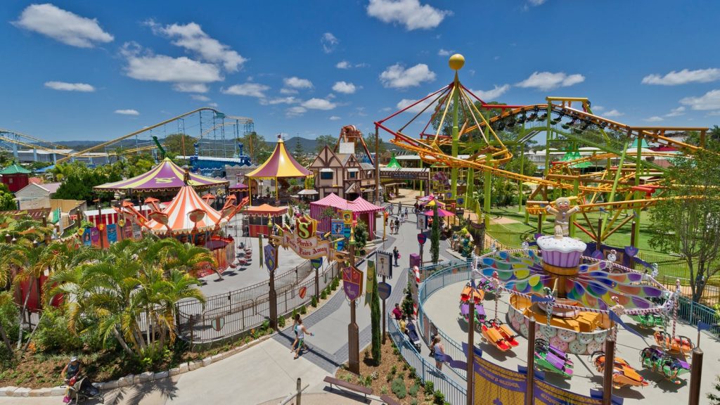 Dreamworld, the largest amusement park on the continent