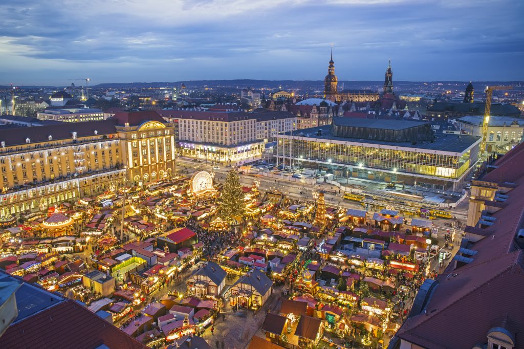 Il mercatino Striezelmarkt a Dresda