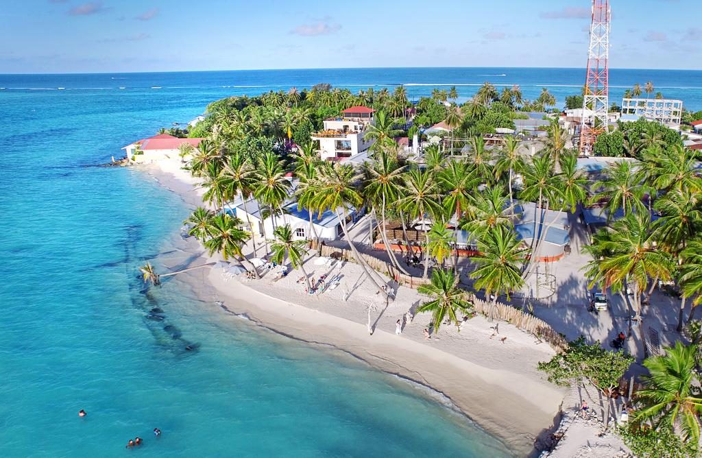 The island of Maafushi, South Malè Atoll