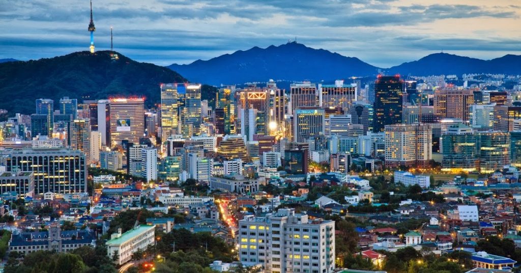 Skyline of Seoul, South Korea