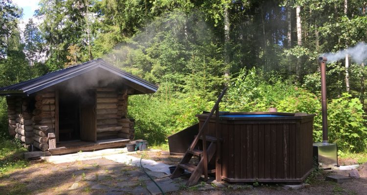 Traditional Finnish sauna