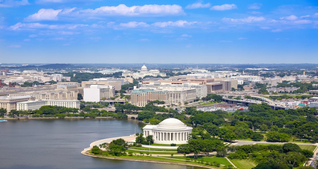 Panoramica su Washington D.C.